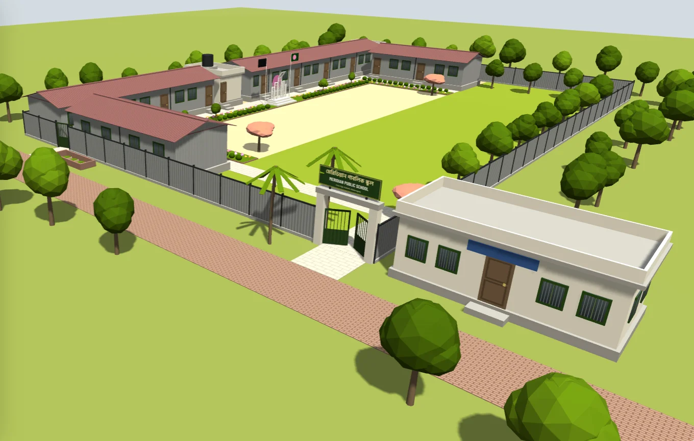 3D View of School